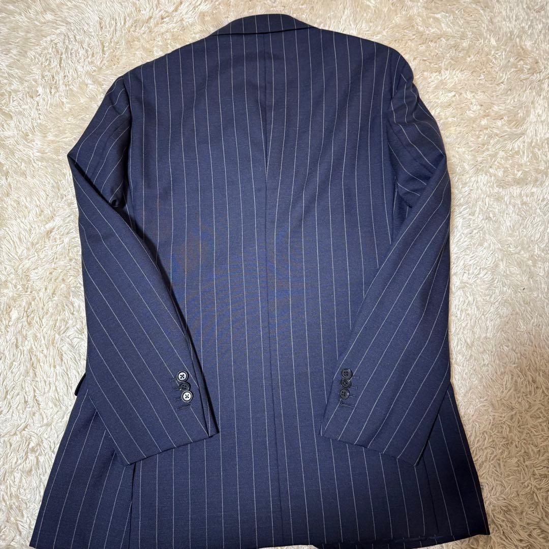 RINGJACKET リングヂャケット ストライプ スーツセットアップ ネイビー