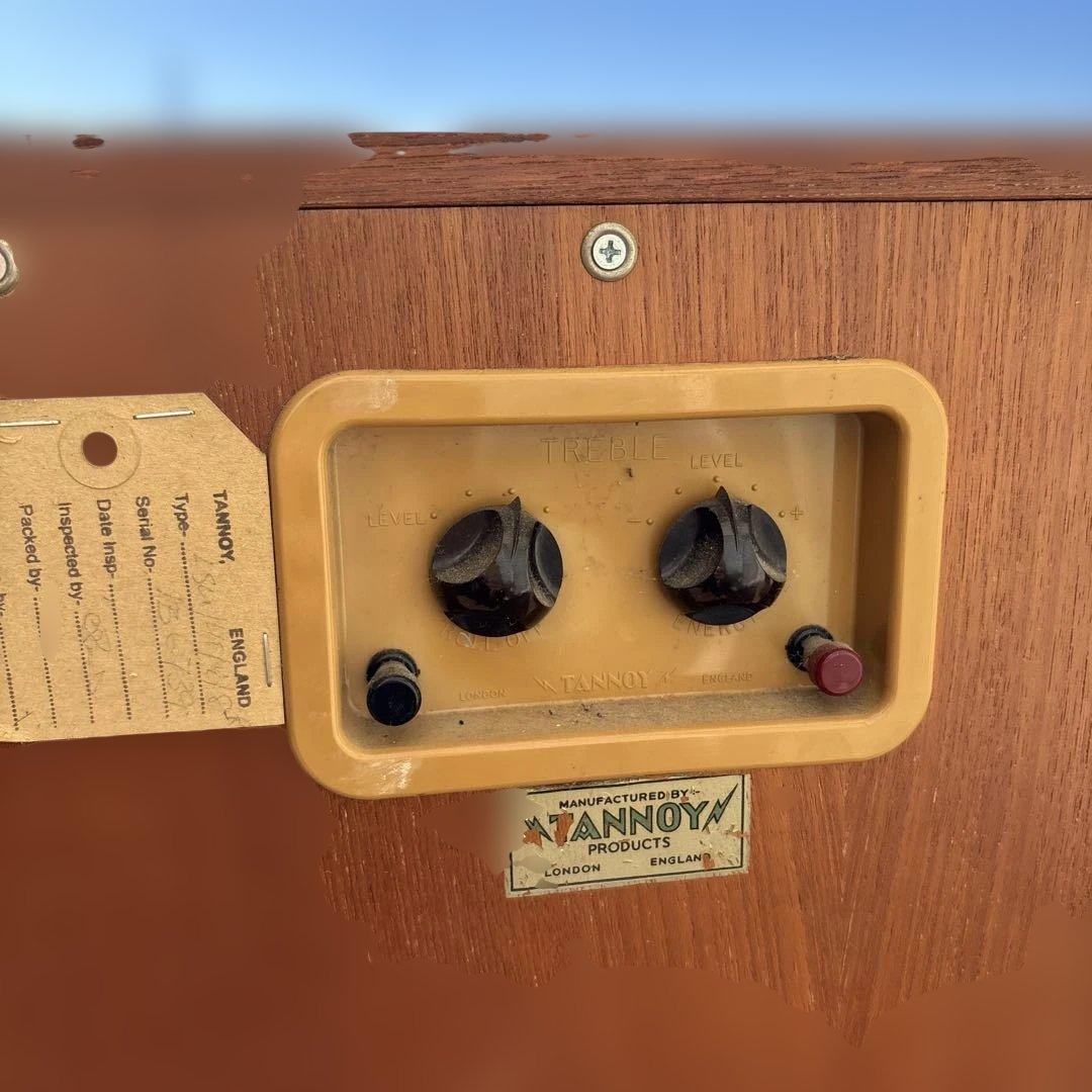 Tannoy スピーカー ウッド仕上げ ベージュ