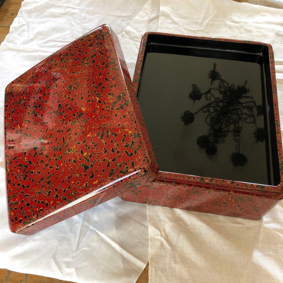 津軽塗りの文庫　木製