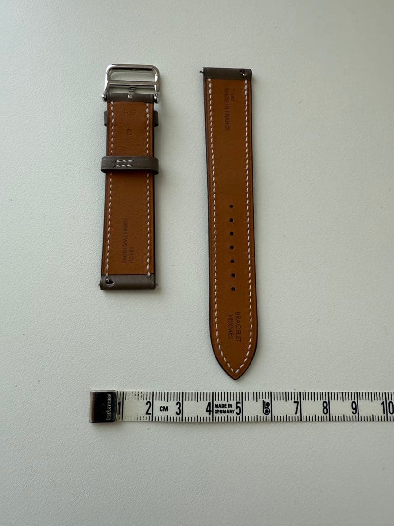 【HERMES/エルメス　ケープコッド用純正ベルト　エトゥープ】