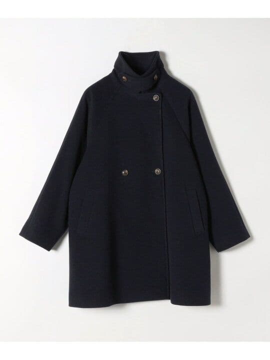 SHIPS any: PONTETORTO スタンド & ダブル カラー コート