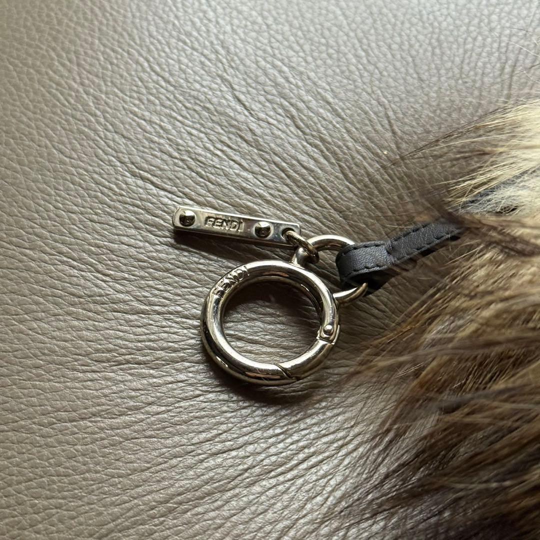 ♥️FENDI♥️モンスターバグズ バッグチャーム Furキーホルダーレザー