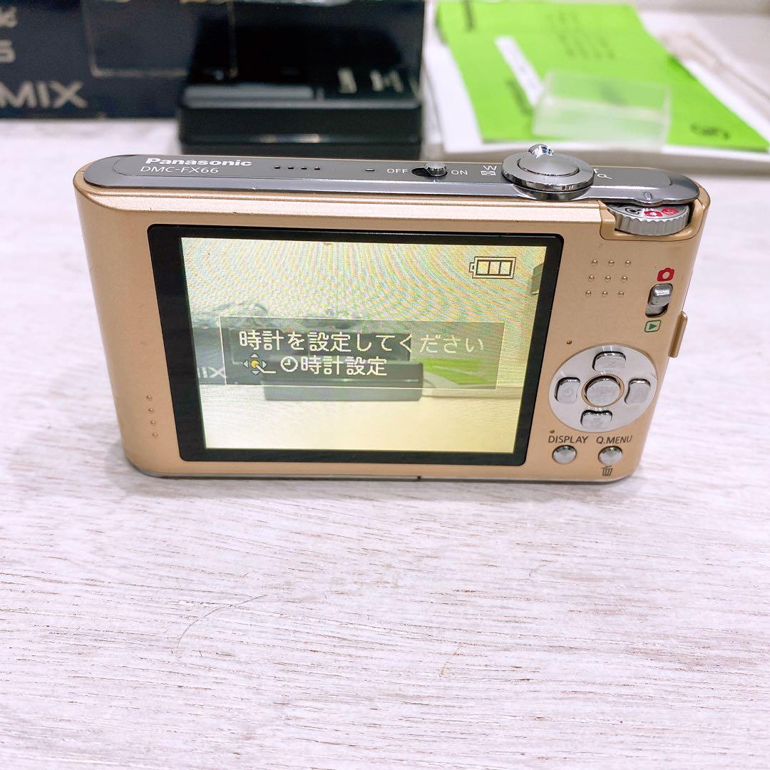 【美品】Panasonic Lumix FX66 ゴールド　ルミックス