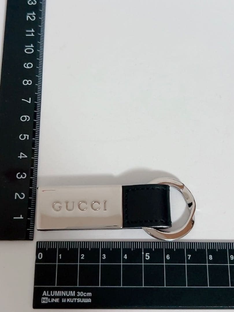 グッチ　GUCCI キーホルダー　キーリング　シルバー　未使用品