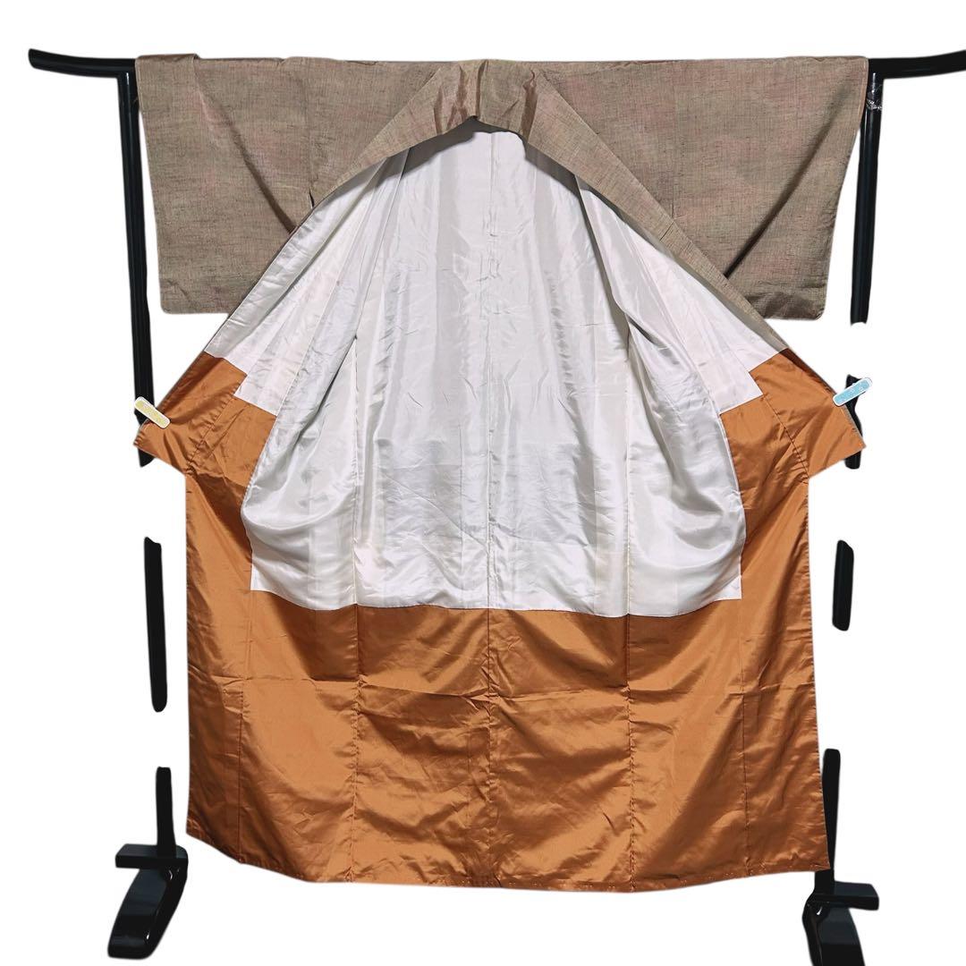 新品　美品　正絹　山細系　民芸調　ぜんまい系風合い　多色節糸紬　フルセット