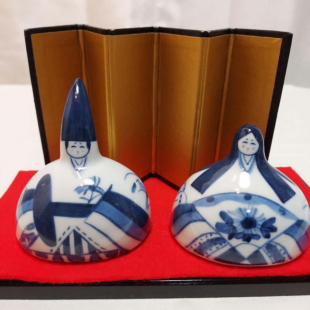 雛人形　砥部焼きよし窯　備前焼　手びねり　土鈴　姫だるま　ガラスケース　まとめ売