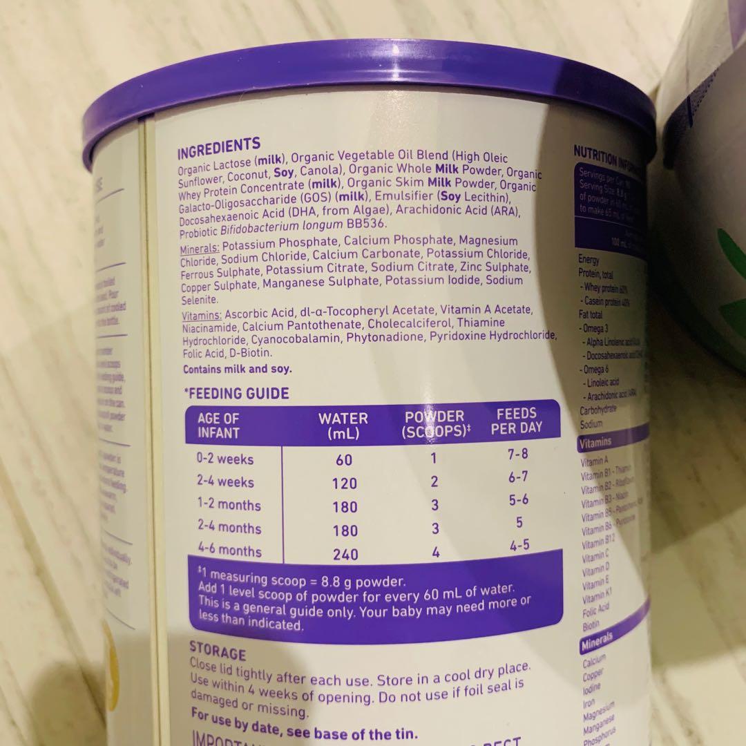 専用⭐︎【New缶】Bubs バブズ牛の粉ミルクス テップ1(0ヶ月〜6ヶ月)4缶