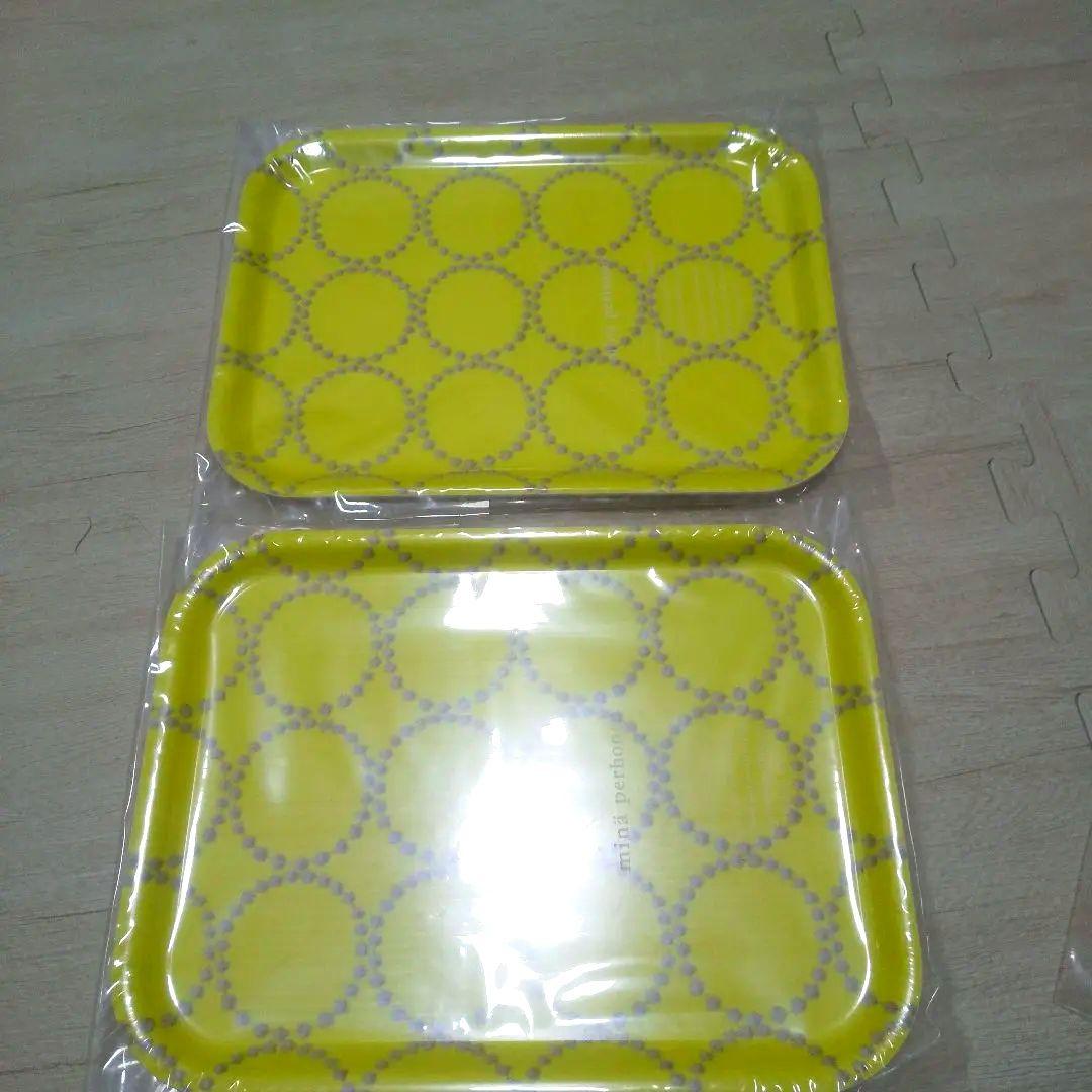 再値下げしました【新品未使用】ミナペルホネン 天然木 タンバリンのトレイ 2枚