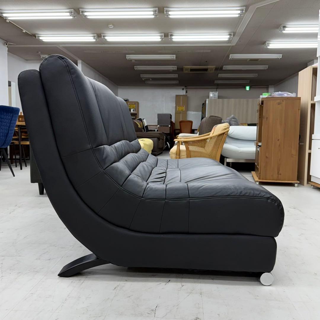 ニトリ 本革製 150cm幅2人掛けソファ ラヴソファ