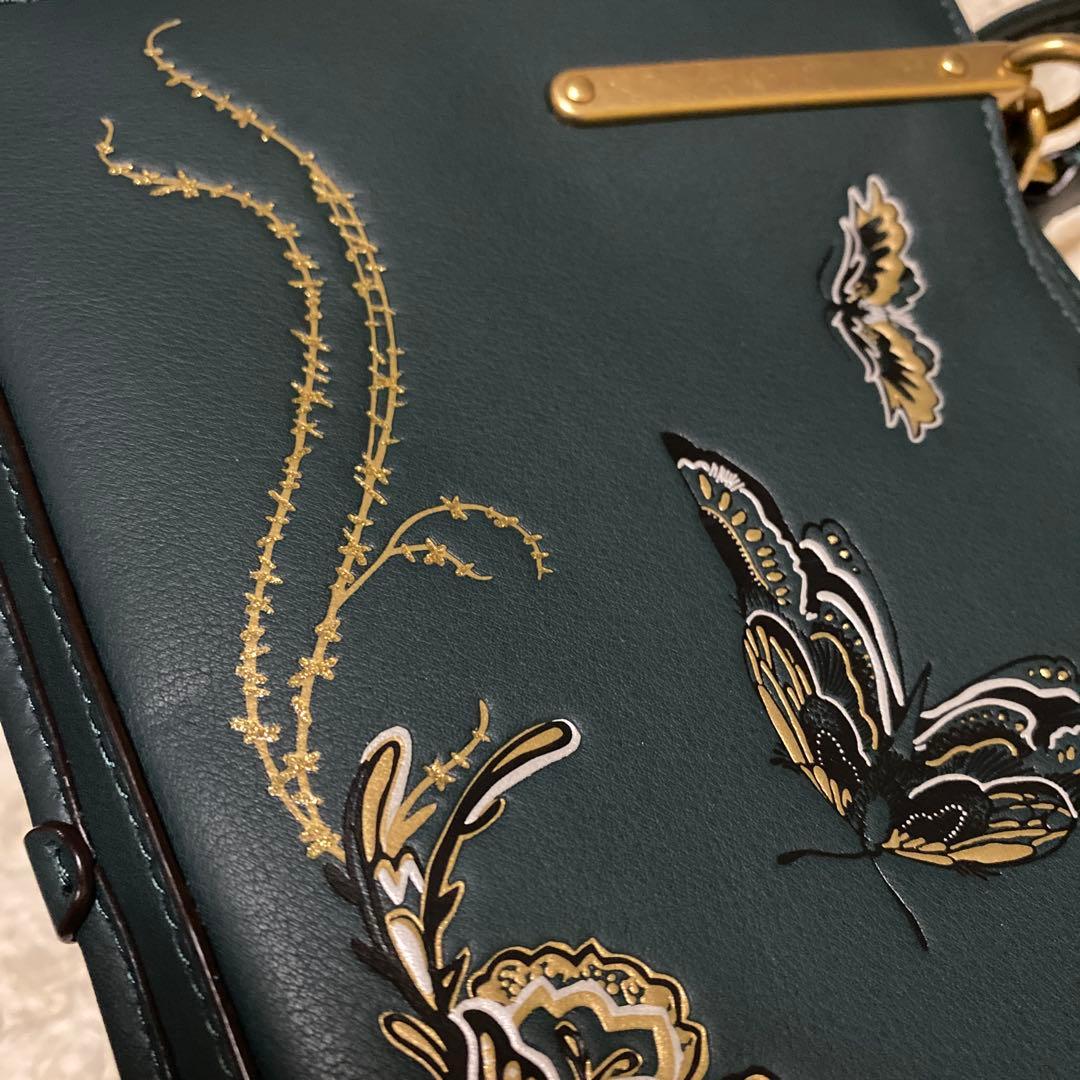 COACH コーチ　2way ハンドバッグ　ショルダーバッグ　バタフライ