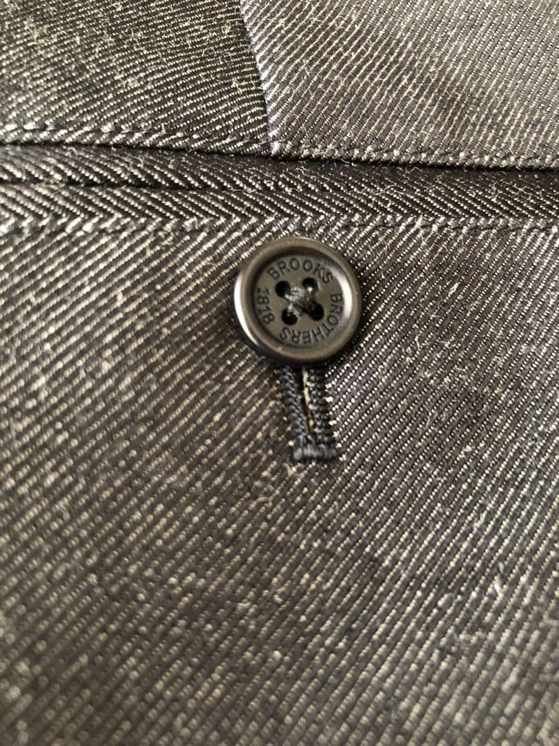 スーツ Brooks Brothers denim fabric fit wool
