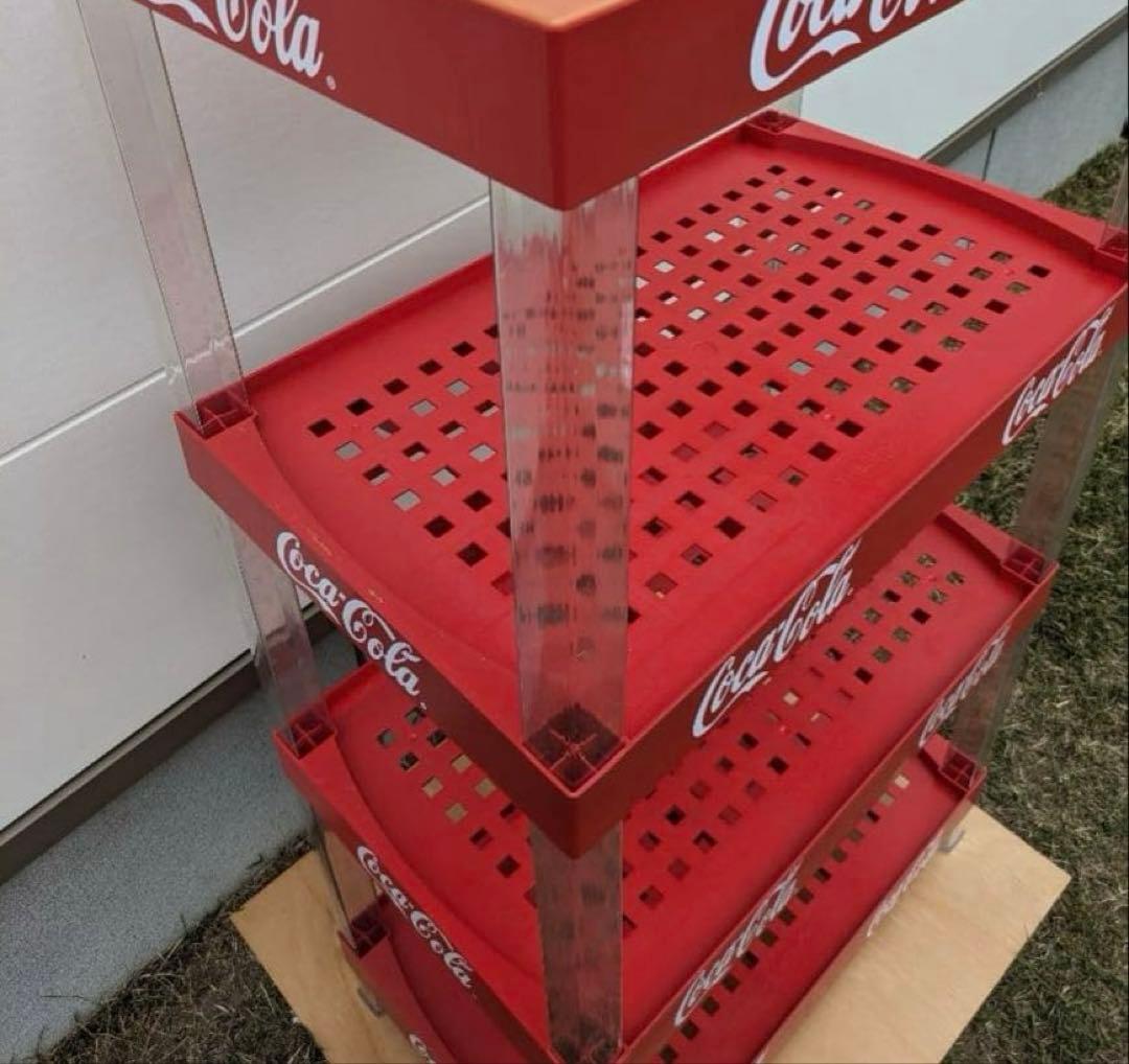 希少　コカコーラ　 飾り棚　ディスプレイラック　4段　非売品