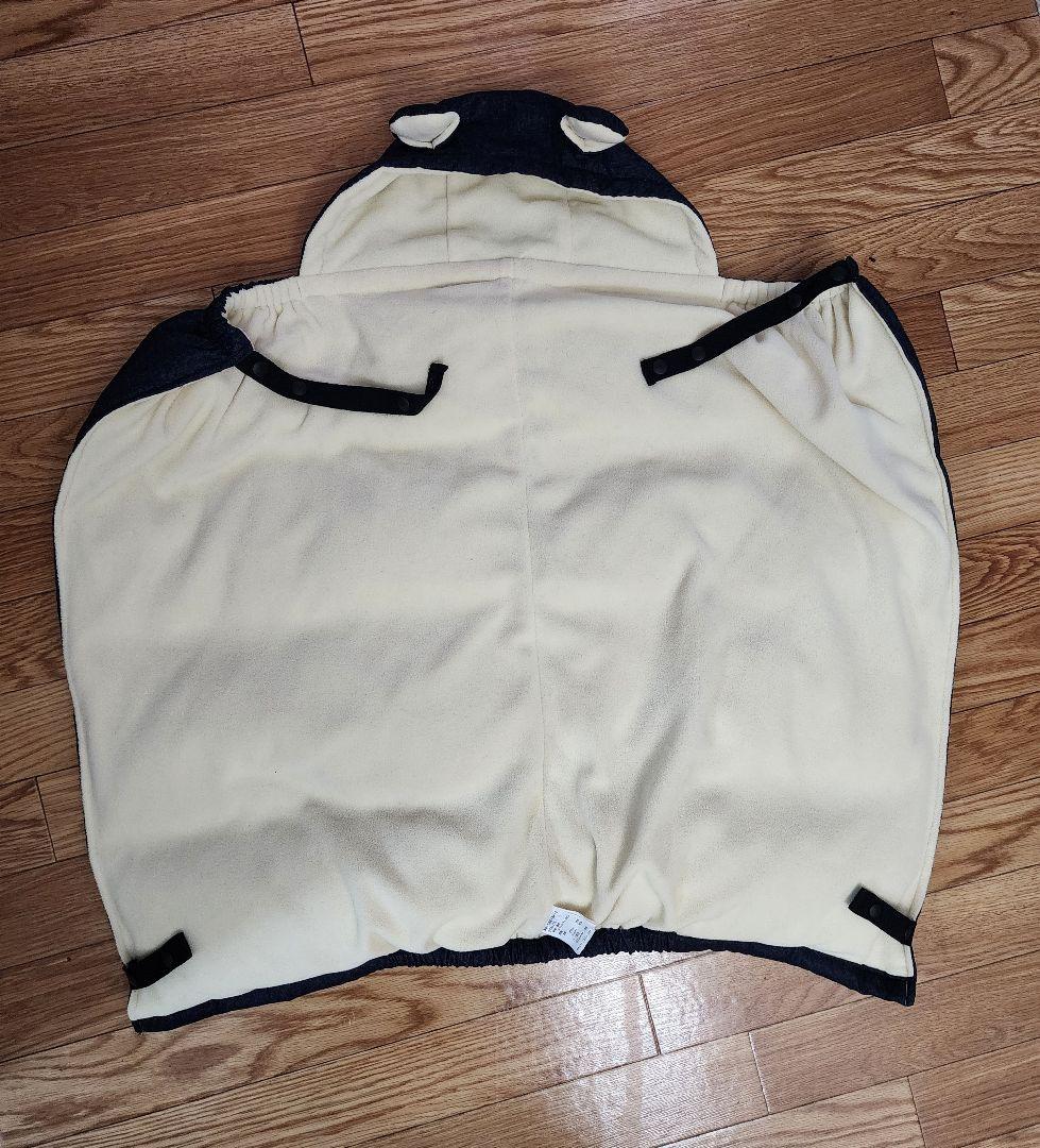 a.i.nママコート ダウン ケープ付 マタニティ M〜L ネイビー 抱っこ対応