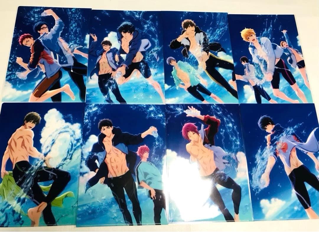 ◎美品◎Free!RWクリアファイル 七瀬遙 橘真琴 松岡凛 山崎宗介 桐嶋郁弥