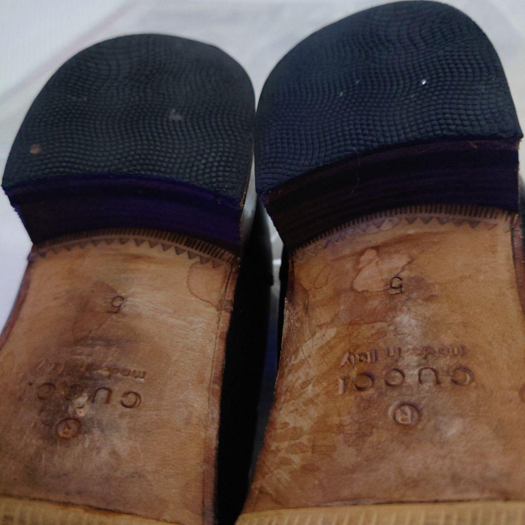GUCCIホースビットローファーsize5（着用感25.5相当）黒