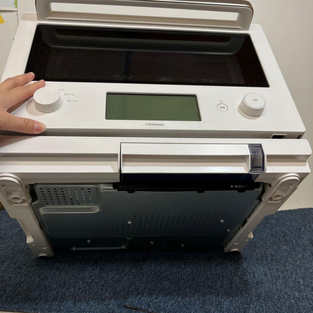 ツインバード スチームオーブンレンジ 23L 加熱水蒸気 DR-F871W