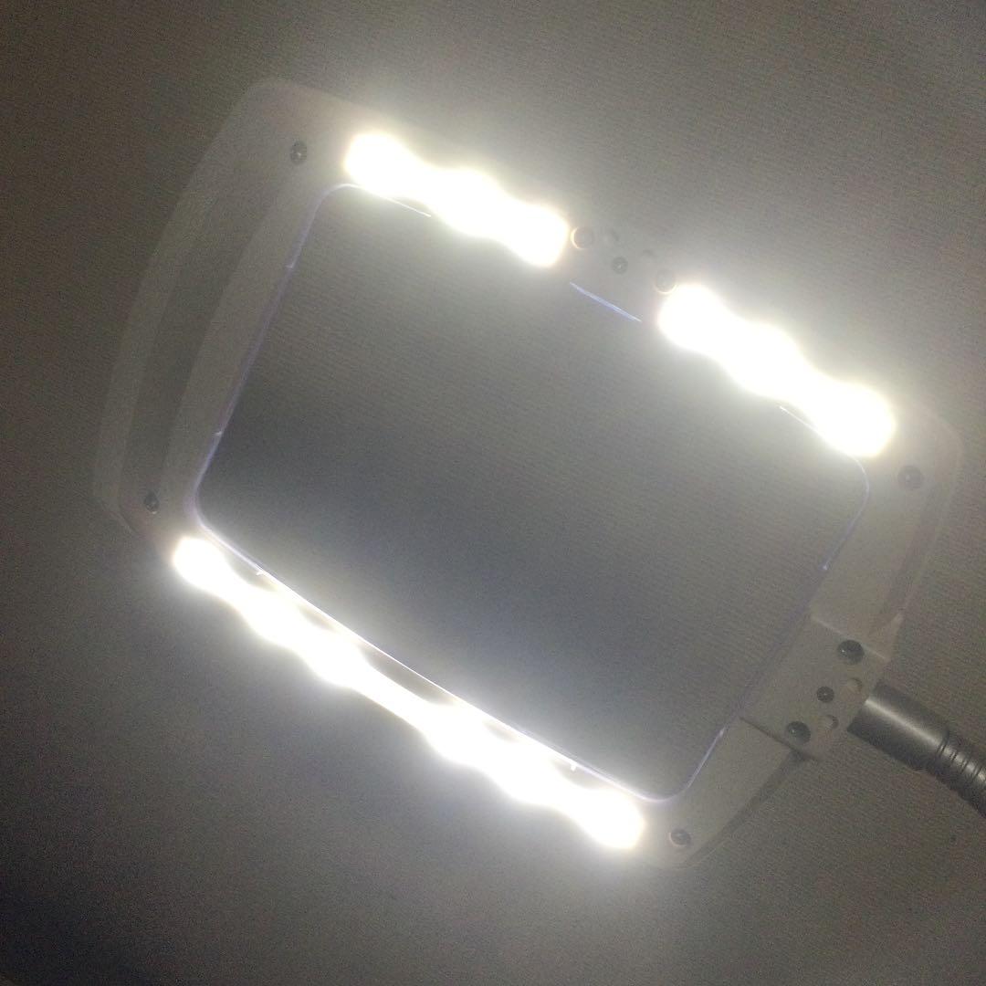 ENFREN、高輝度LEDスタンドルーペ