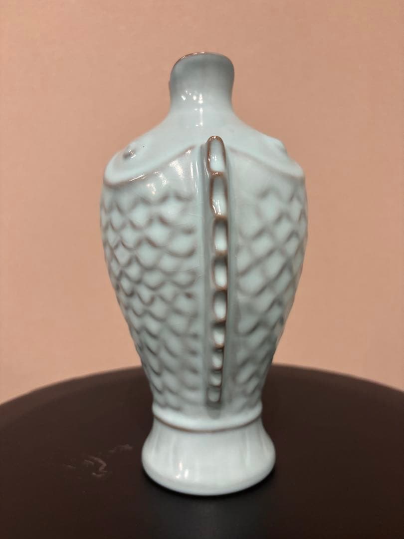 宋汝窯　双魚瓶の写し　現代工芸品