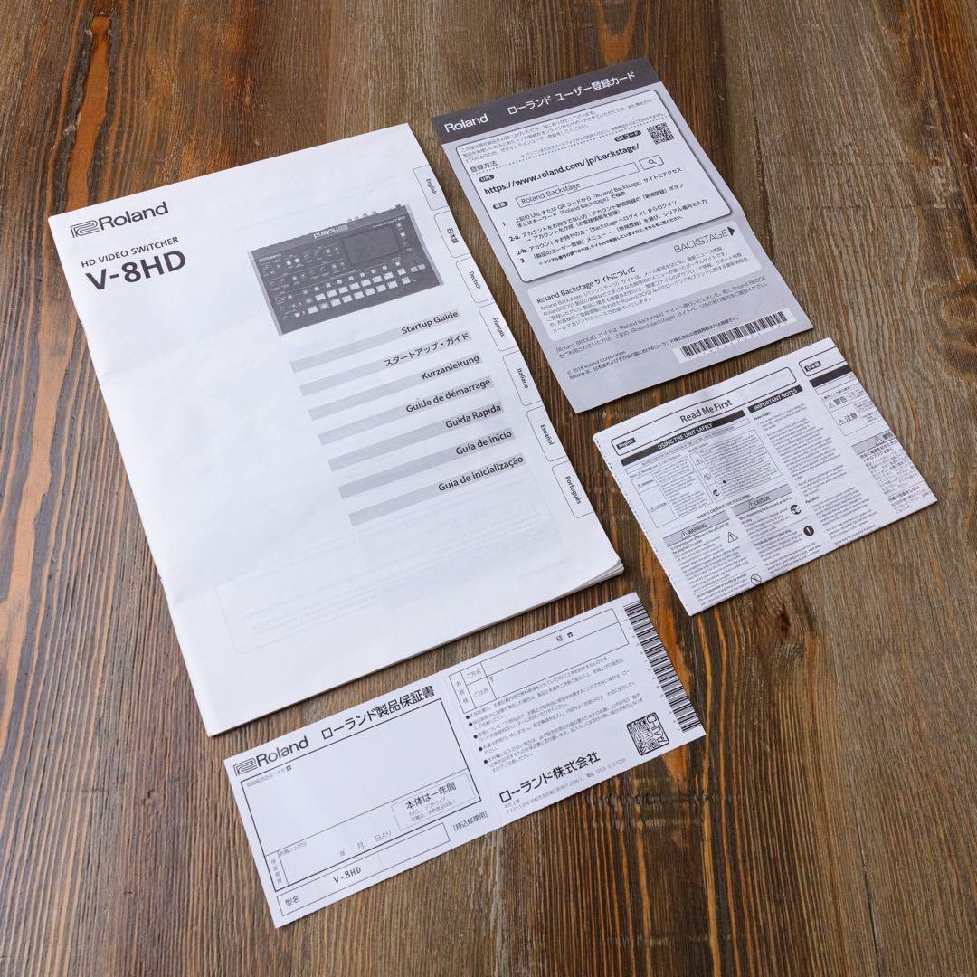 【美品】Roland V-8HD HDMI 8入力 ビデオスイッチャー 元箱付