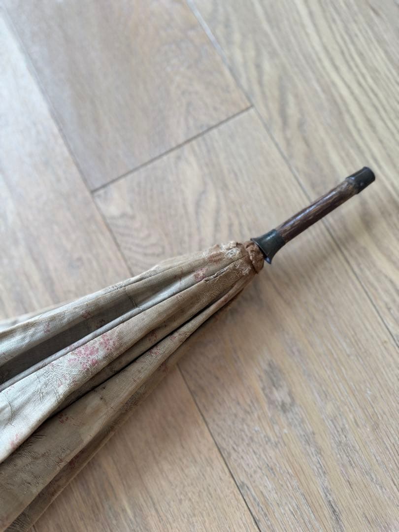 フランスアンティークヴィンテージ花柄日傘