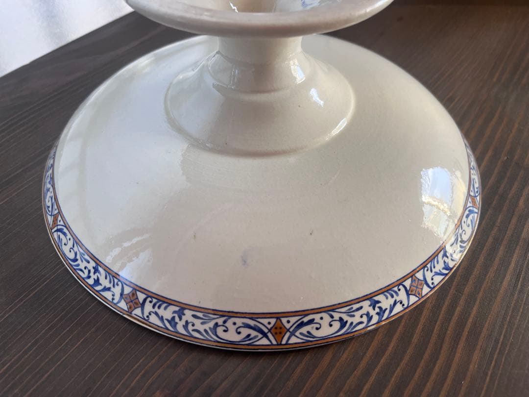 フランス　アンティーク　クレイユモントロー　COLBERT　コンポティエ