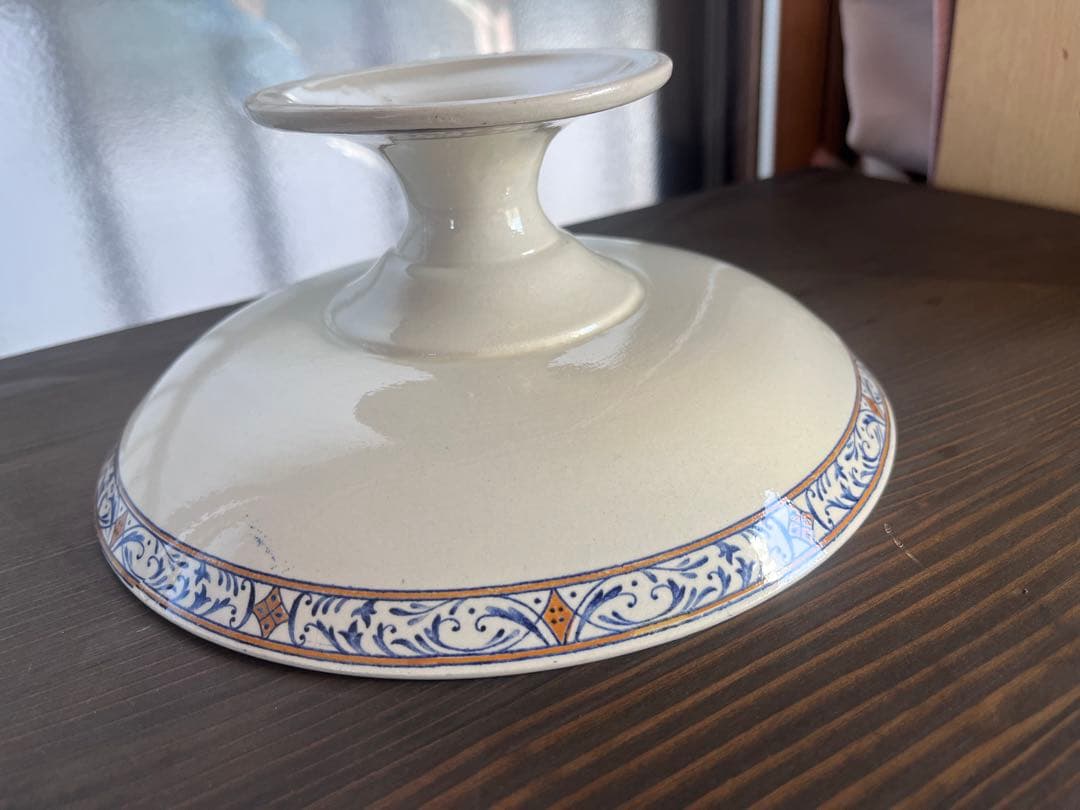 フランス　アンティーク　クレイユモントロー　COLBERT　コンポティエ