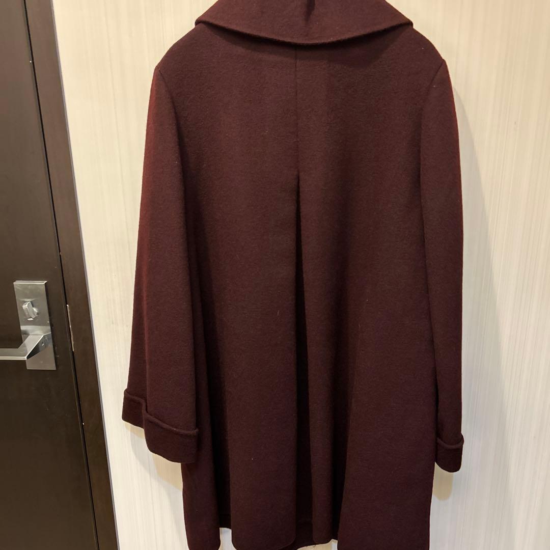 モリハナエ、カシミヤ100%半コート