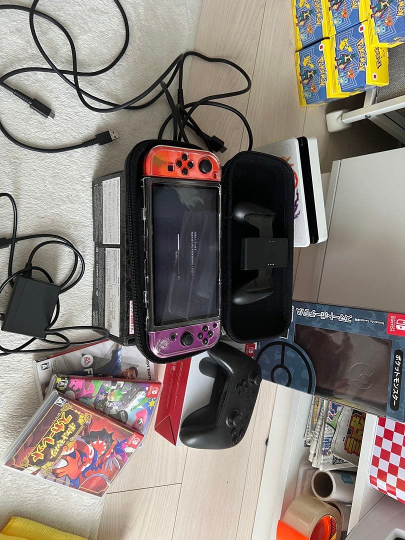 Nintendo Switch 有機EL スカーレット・バイオレットエディション