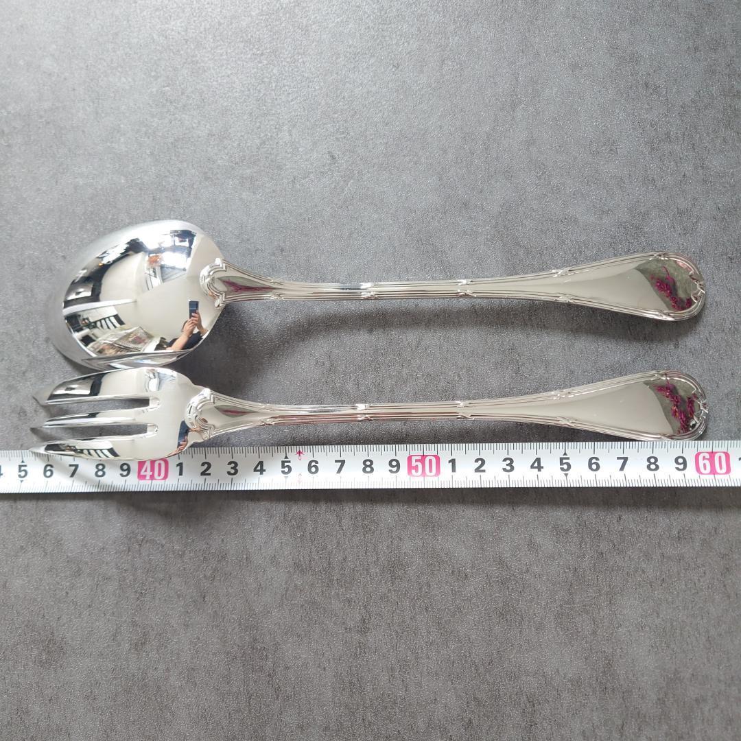 美品 クリストフル リュバン サービングフォーク サービングスプーン