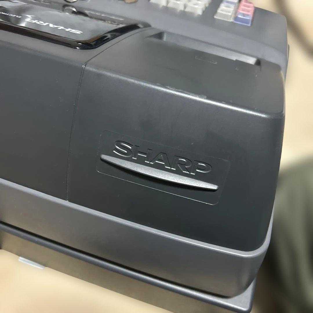 良品SHARP ER-A132 電子レジスター　電子ロール付き