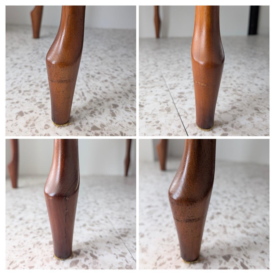 USED MARUNI マルニ ウッド サイドテーブル 猫脚 引き出し付き 廃番