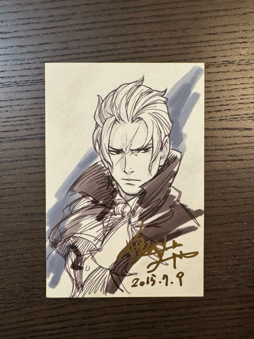 大逆転裁判　バンジークス　貴重な直筆サイン、イラスト入り