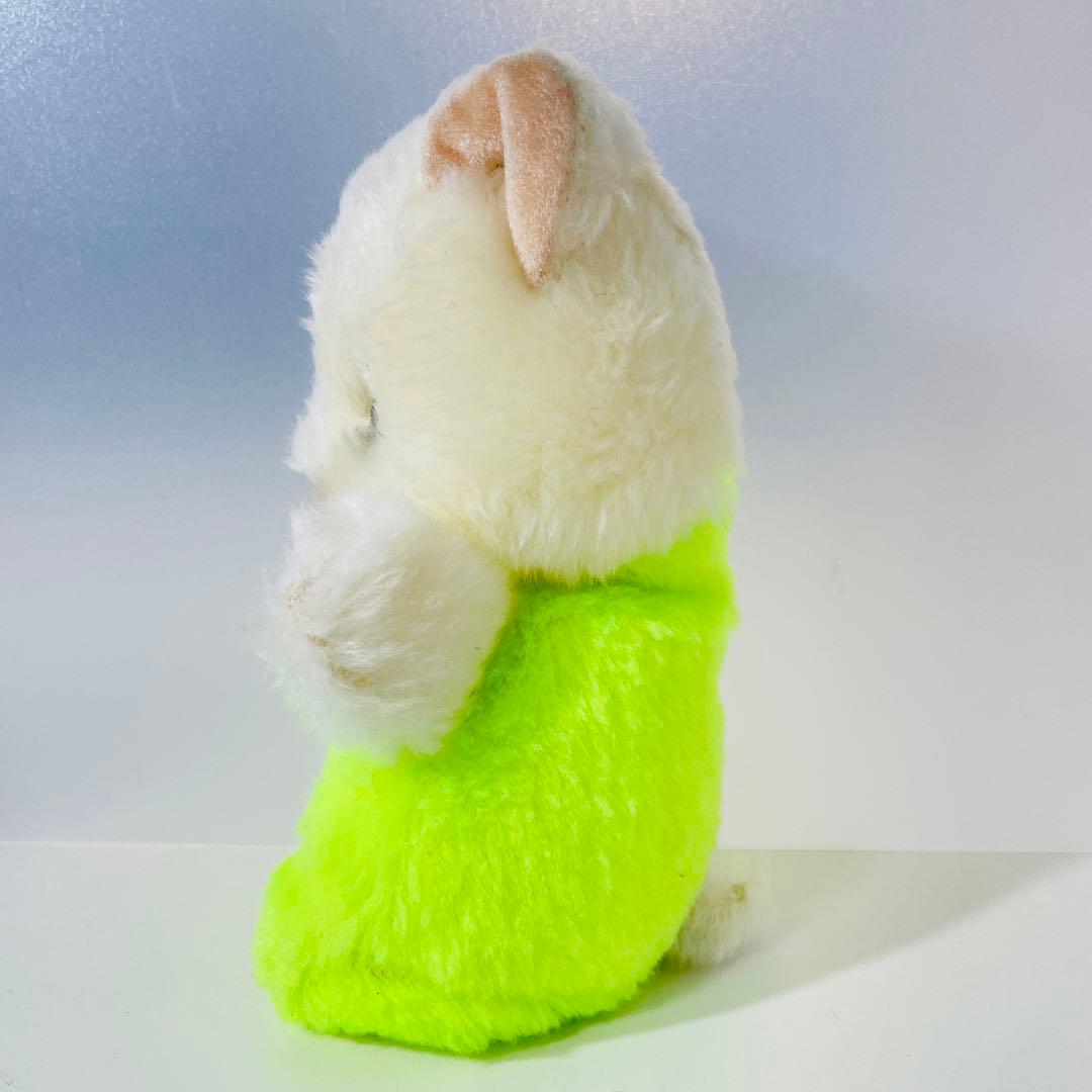 激レアカラー　昭和レトロ ワンちゃん　蛍光グリーン