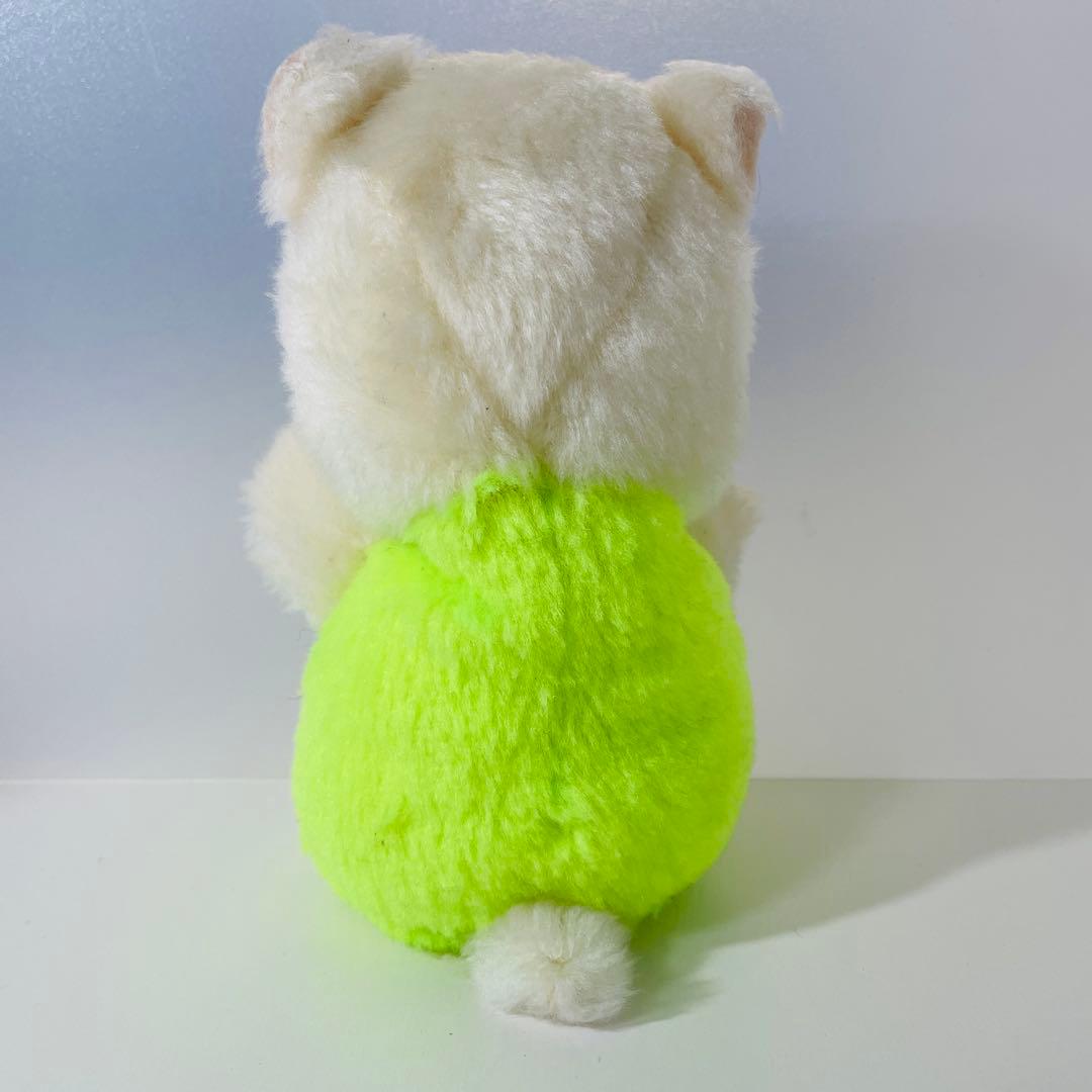 激レアカラー　昭和レトロ ワンちゃん　蛍光グリーン