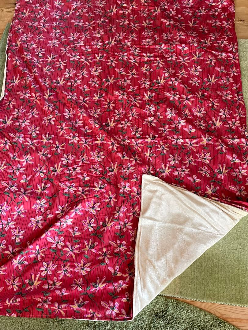 2枚セット【シビラ】掛カバー　裏地あったかフランネル生地　シングル　ムジカ