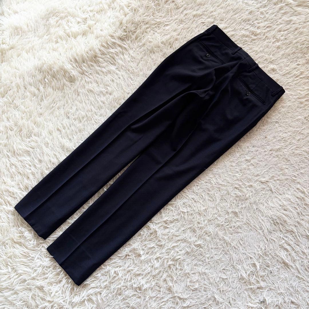 <美品>TAGLIATORE ヴェスビオ ネイビー ウール スーツ サイズ44