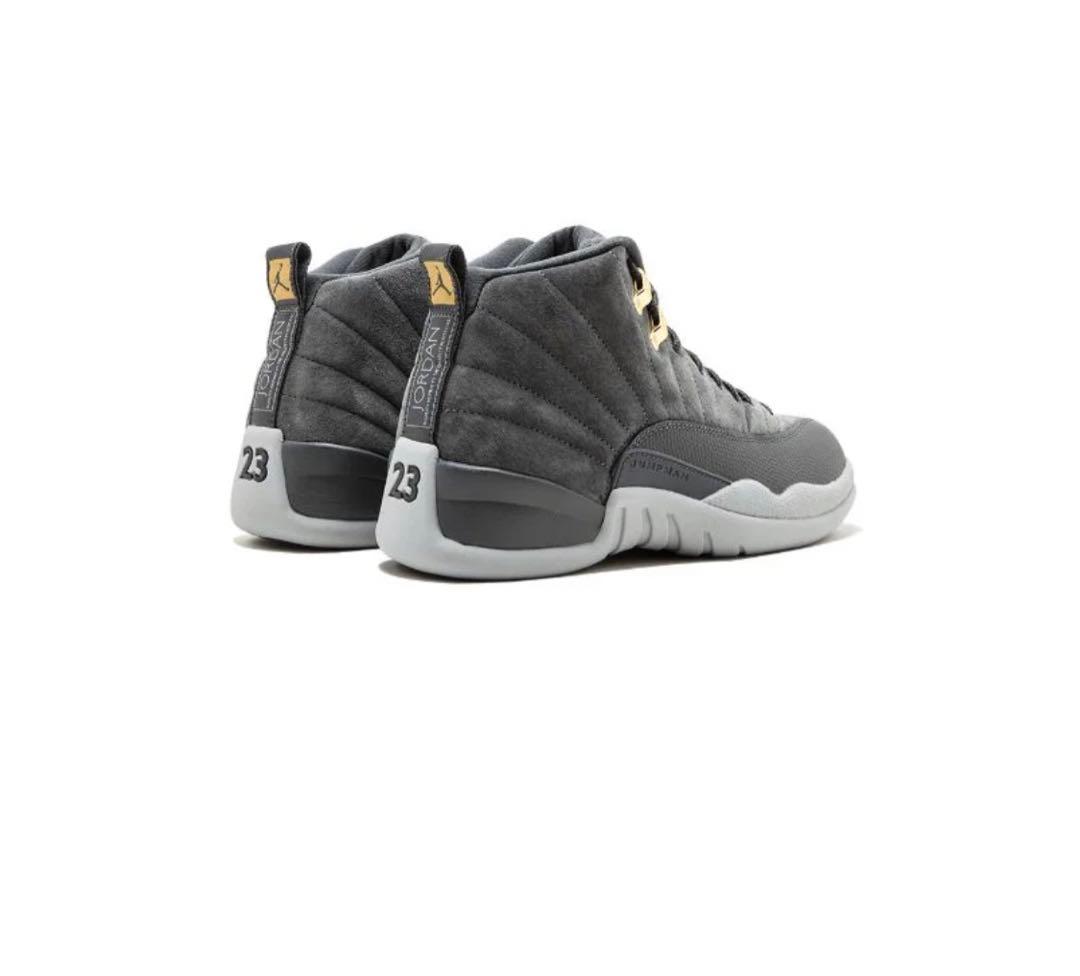 :: JORDAN 12 RETRO :: GRAY サイズ6 Y ::