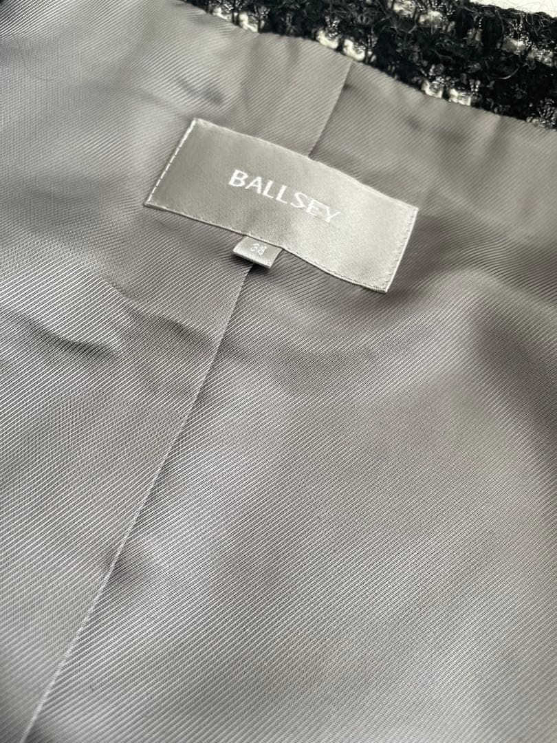 【BALLSEYトゥモローランド】 ツイードジャケット　リントン