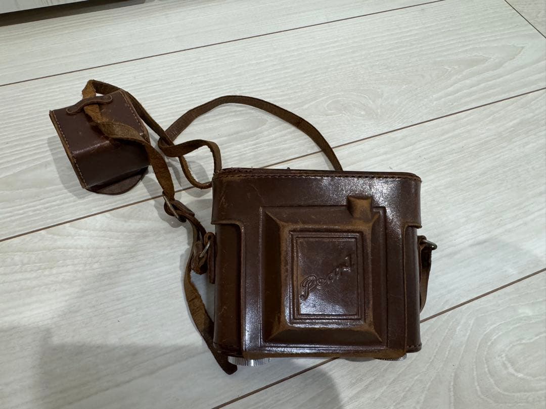 konica コニカ 小西六 Pearl II 革ケース付き