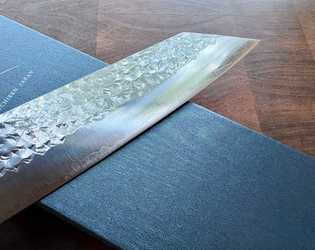 黒崎優　閃光・切付　文化 包丁 170mm 紫檀柄　万能包丁　粉末ハイス