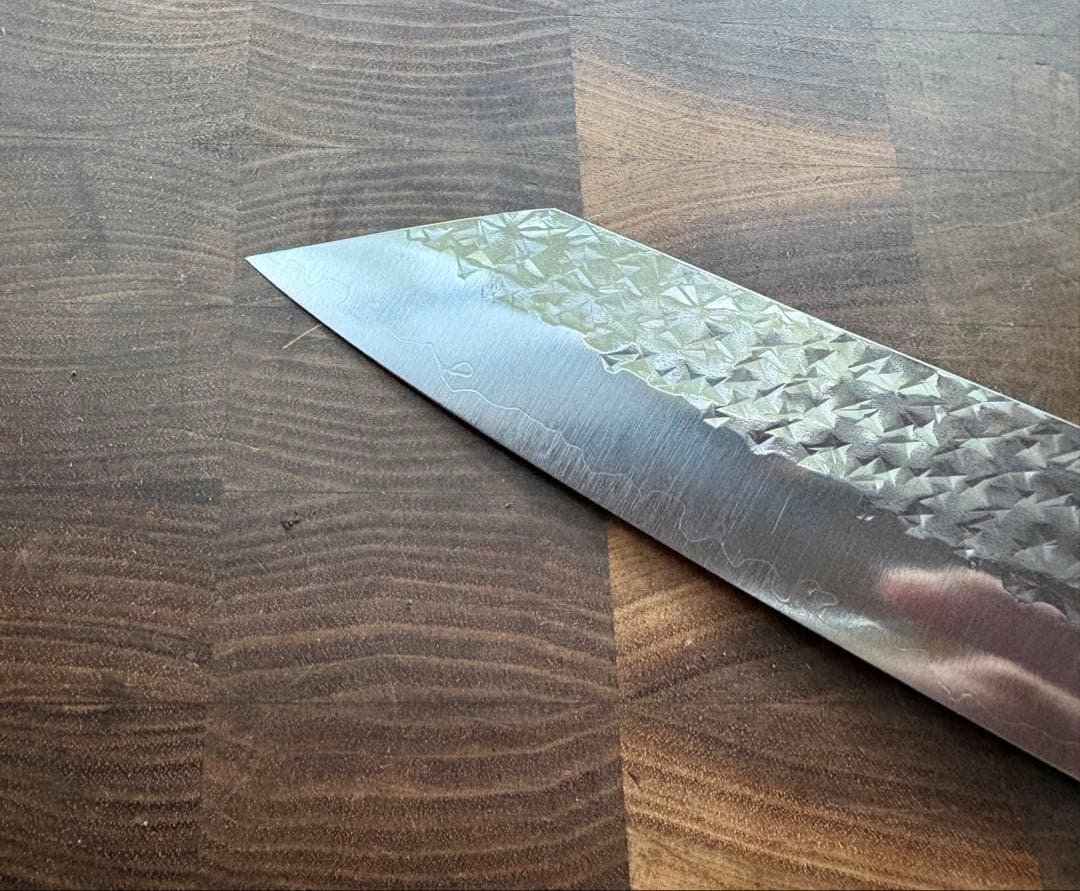 黒崎優　閃光・切付　文化 包丁 170mm 紫檀柄　万能包丁　粉末ハイス