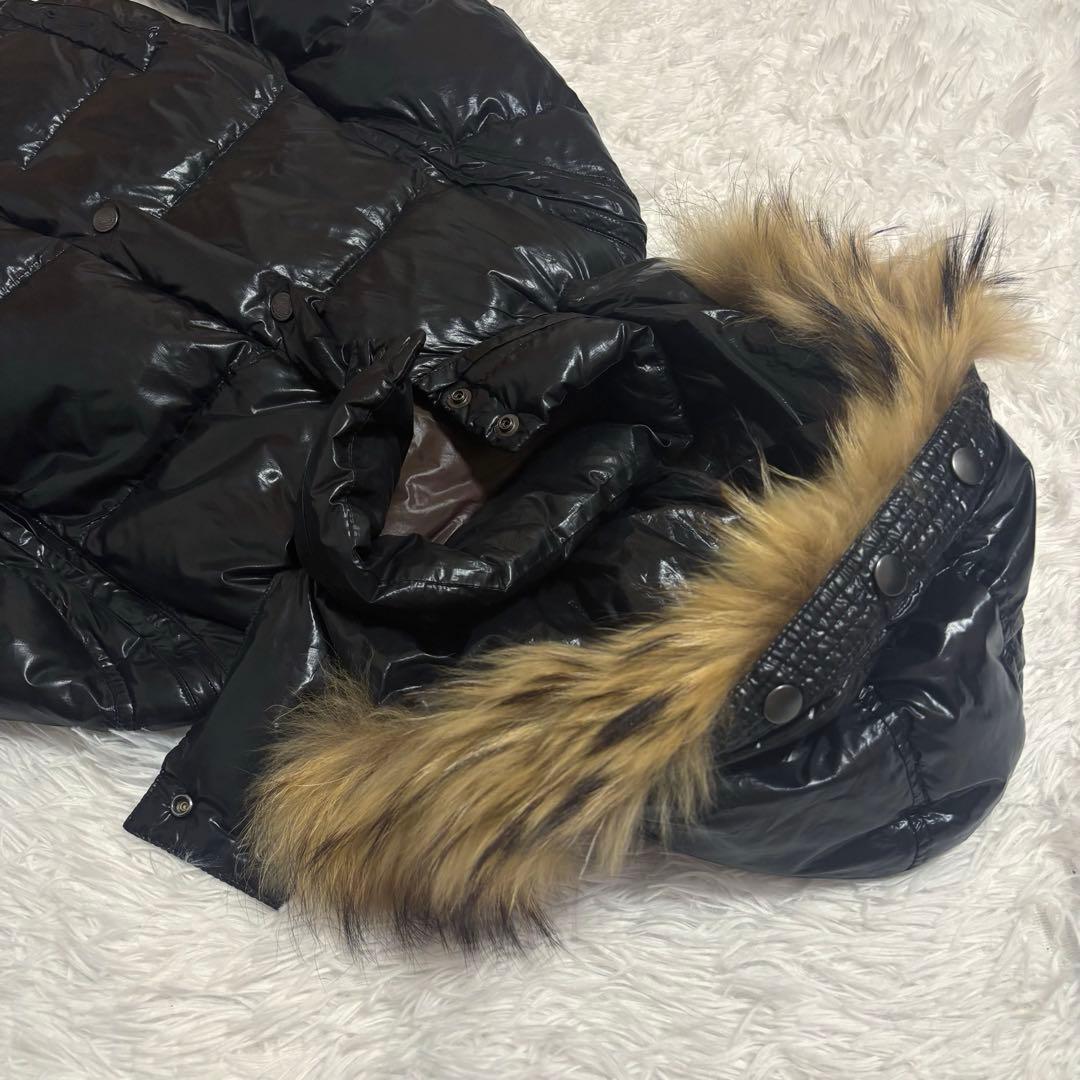 y2k 00s fur down jacket grunge 平成　光沢　お兄系