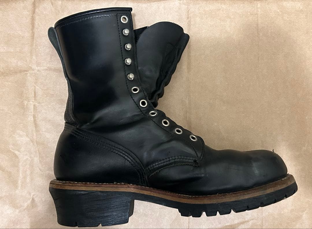 REDWING 2218 US 9.5 黒 ロガーブーツ　レッドウィング