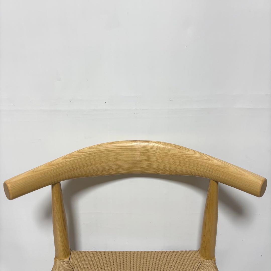 【未使用】ペーパーコード×ナチュラル　ダイニングチェア