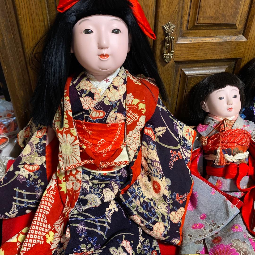 市松人形　１８号　６３ｃｍ　美しい女の子　修理済