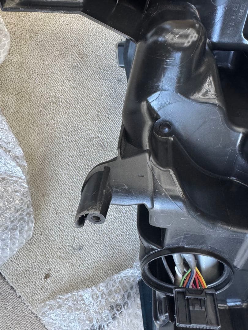 アルファード AGH30W 後期 純正 左右セット RH LED ブラック 2眼