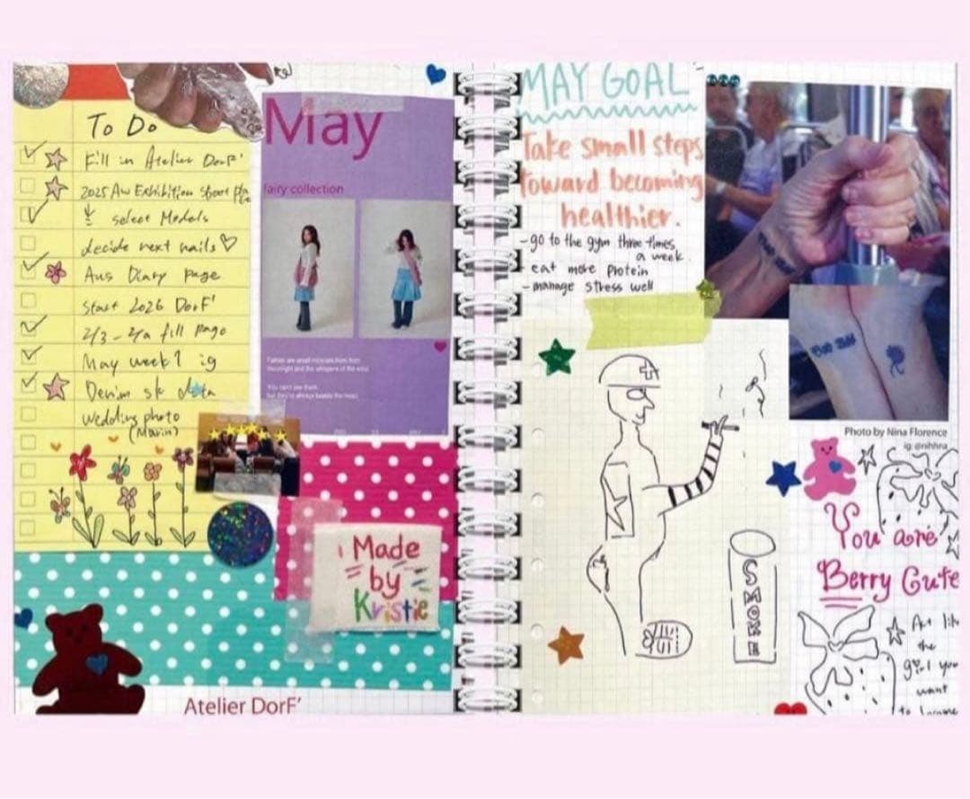 【特典:巾着付き】 Atelier DorF'加藤愛理 スケジュール帳 2026