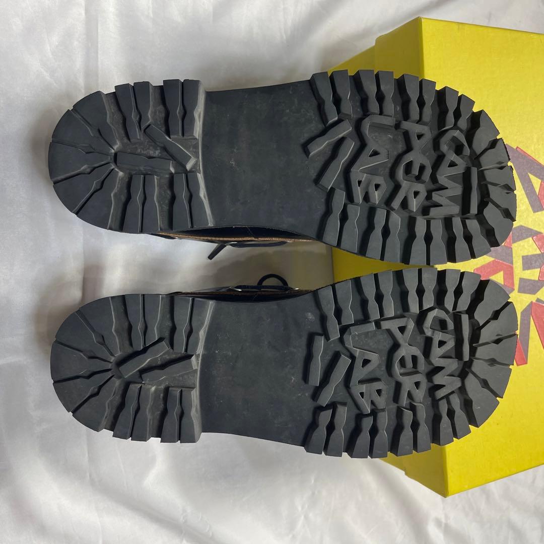 camper lab eki スクエア トゥ レザー シューズ