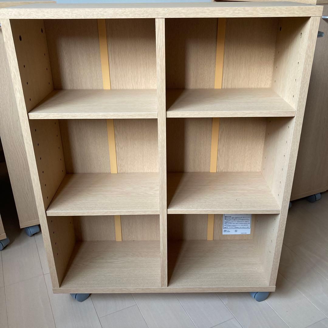 アイリスオーヤマ キャスター付き収納カート×6台のうち3台①