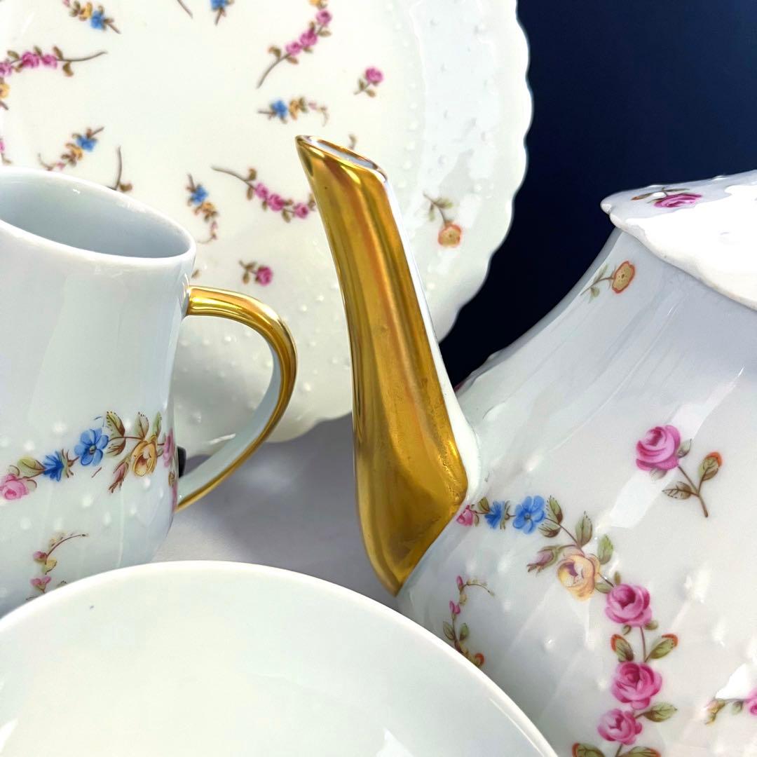 ジョルジュボワイエ　リモージュ  バルカローレ　ティーポット　２人用セット